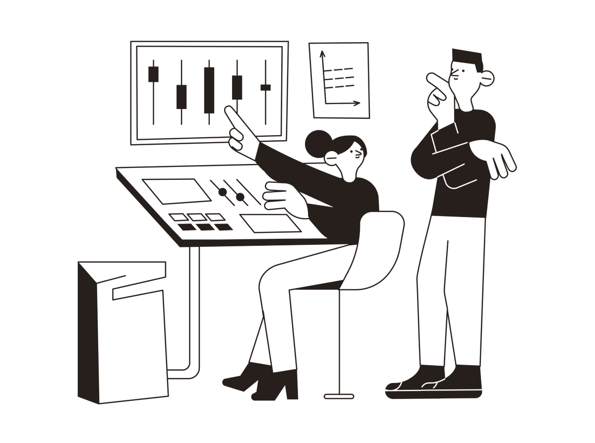 İş ortakları vektör ikonu